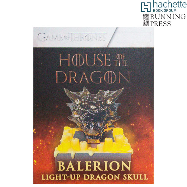 Running Press House of the Dragon Balerion Light Up Dragon Skull